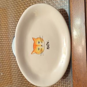 Rae Dunn Meow Cat Appetizer Plate